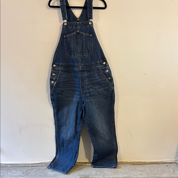 Old Navy Blue Denim Overalls L 12 - Picture 2 of 6